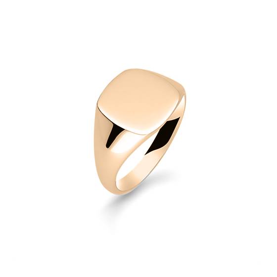 9ct Rose Gold Gents Ring