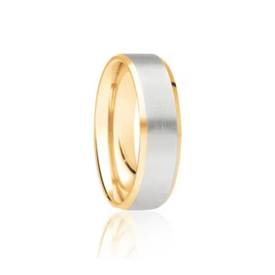 5mm Two Tone Wedding Ring