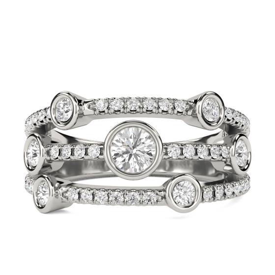 1.20ct VS2/F Round Diamond Dress Ring