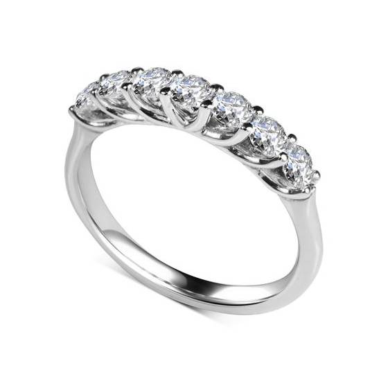 1.05ct VS/E-F Round Diamond Eternity Ring