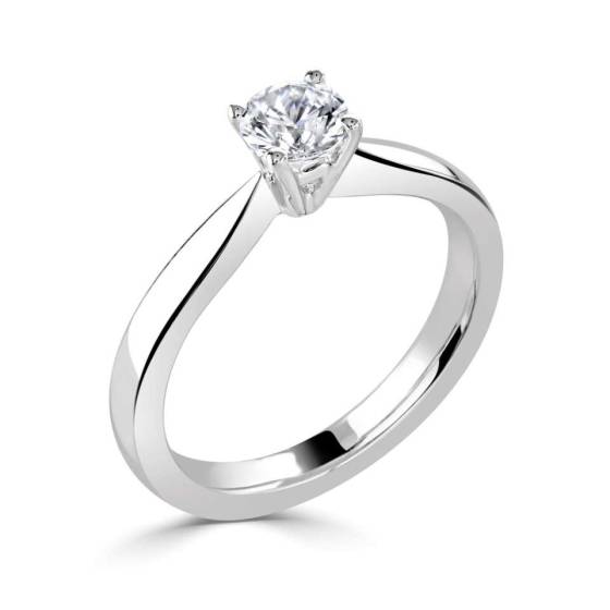 2.12ct SI2/G Round Diamond Solitaire Ring