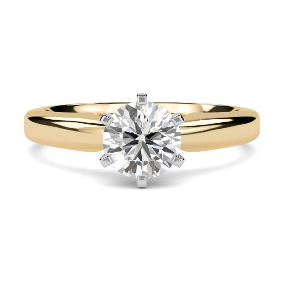 0.40ct SI2/F Round Diamond Solitare Ring