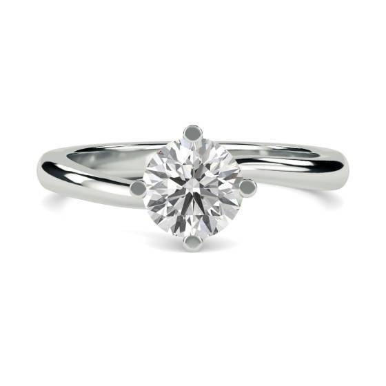 0.50ct SI2/G Round Diamond Engagement Ring