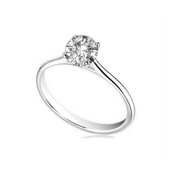 0.50ct I1/E Classic Round Diamond Engagement Ring