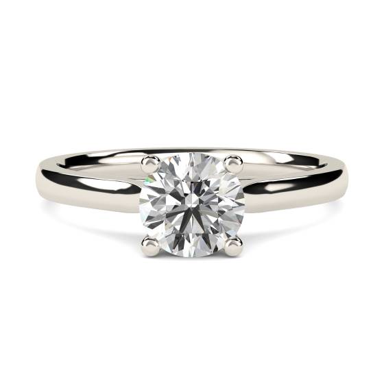 0.50ct I1/E Traditional Round Diamond Solitaire Ring