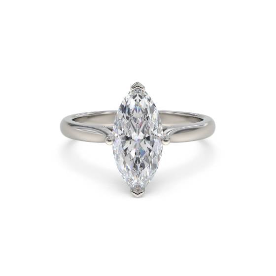 1.00ct SI2/I Classic Marquise Diamond Engagement Ring