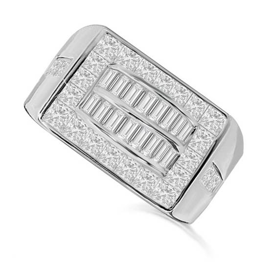 1.64ct VS/E-F Mens Diamond Ring