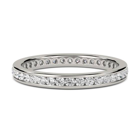 0.50ct VS/E-F Round Diamond Eternity Ring