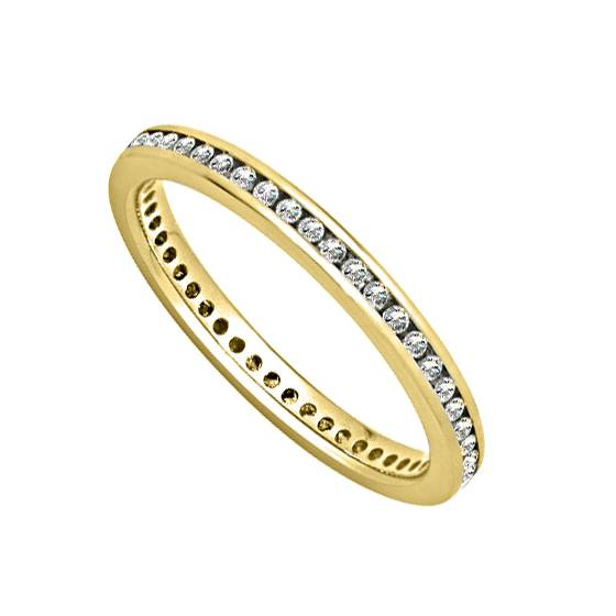 0.36ct VS/E-F Round Diamond Full Eternity Ring