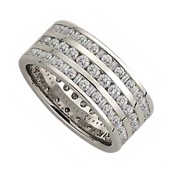 2.20ct VS/E-F Round Diamond Full Eternity Ring