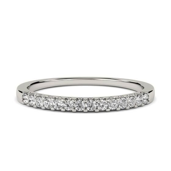 0.20ct VS/E-F 2mm Round Labgrown Diamond Eternity Ring