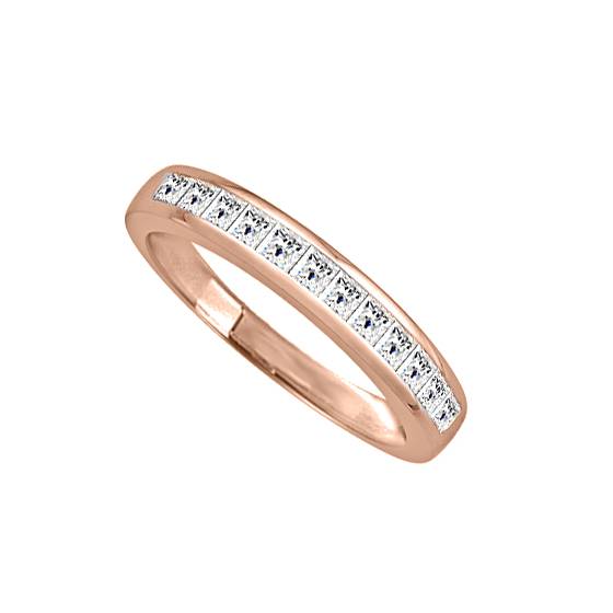 0.36ct VS/E-F Princess Diamond Eternity Ring