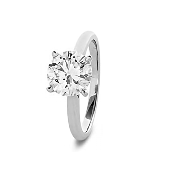 0.80ct VS1/G Round Diamond Solitaire Ring