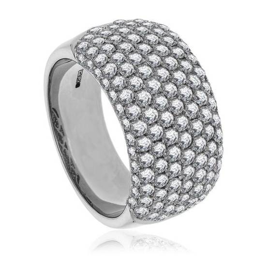 1.60ct SI/F-G Round Diamond Multi Row Dress Ring