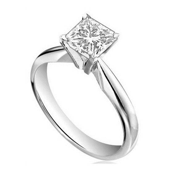 1.04ct SI2/G Princess Diamond Engagement Ring