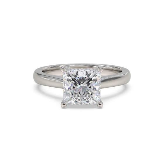 0.50ct SI2/F Princess Diamond Engagement Ring