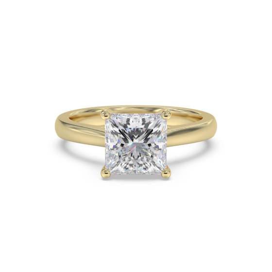 1.00ct IF/G Princess Diamond Solitaire Ring