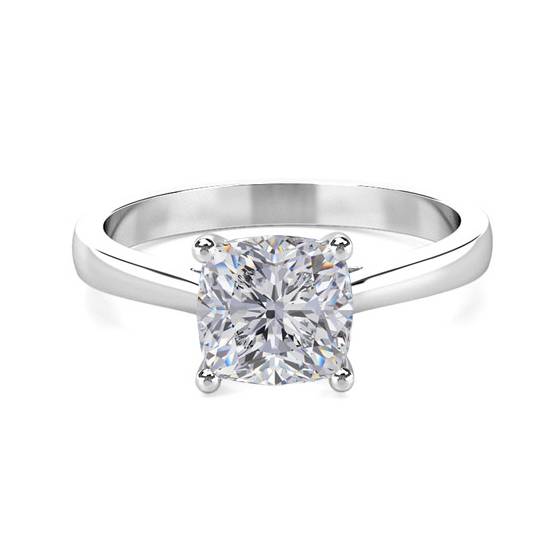 0.90ct VS2/J Cushion Diamond Engagement Ring