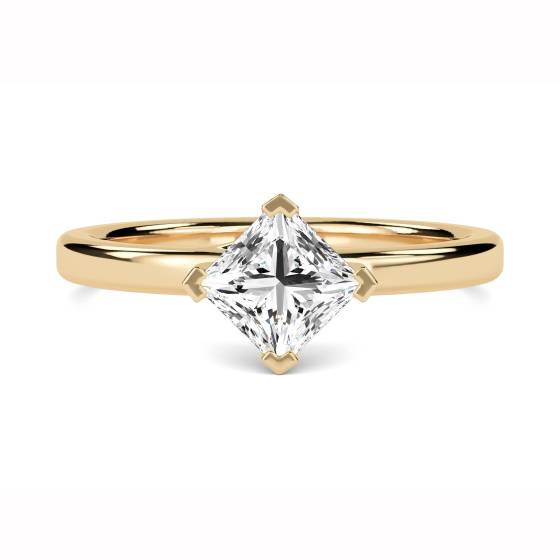 0.50ct VVS1/G Princess Diamond Engagement Ring