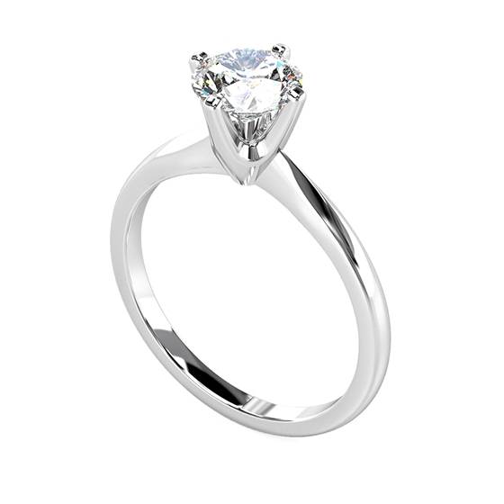 1.00ct I1/J Round Diamond Engagement Ring