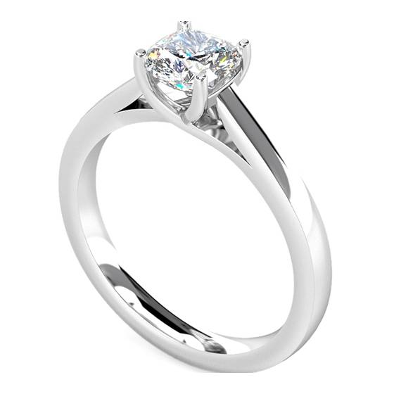 0.91ct VS2/J Cushion Diamond Engagement Ring