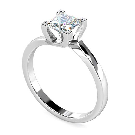 0.60ct VVS1/G Princess Diamond Engagement Ring