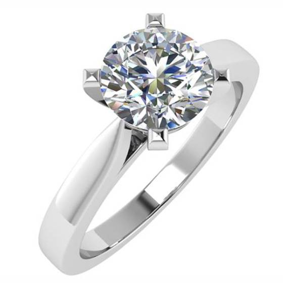 1.50ct I1/E Round Solitaire Ring