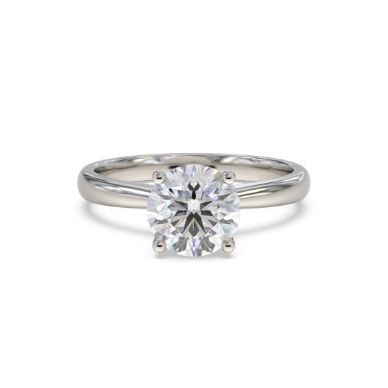 1.60ct I1/F Round Diamond Engagement Ring