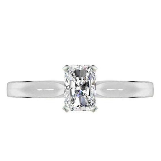 3.01ct VVS2/K Modern Radiant Diamond Engagement Ring