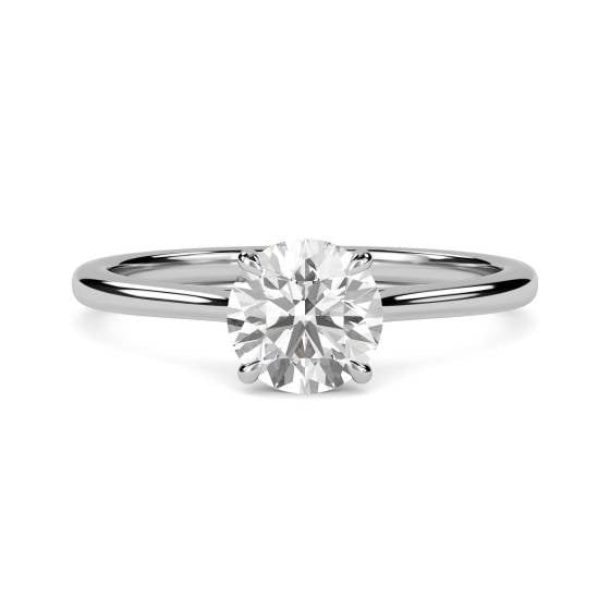 2.01ct I1/F Round Diamond Solitaire Ring