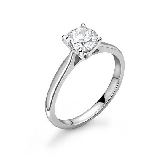 1.00ct SI2/E Round Diamond Engagement Ring