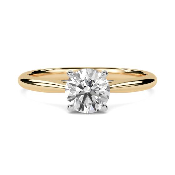 1.01ct SI2/G Round Diamond Solitaire Ring