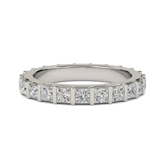 1.20ct VS/E-F Princess Diamond Full Eternity Ring