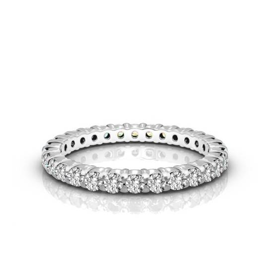 1.00ct VS/F-G Round Diamond Eternity Ring