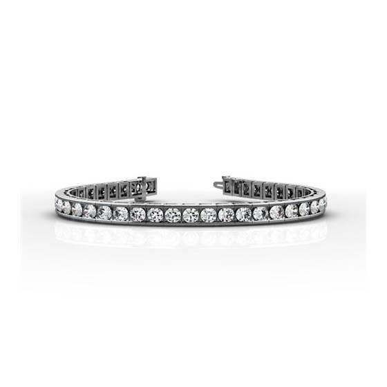 1.25ct VS/F-G Modern Round Diamond Tennis Bracelet