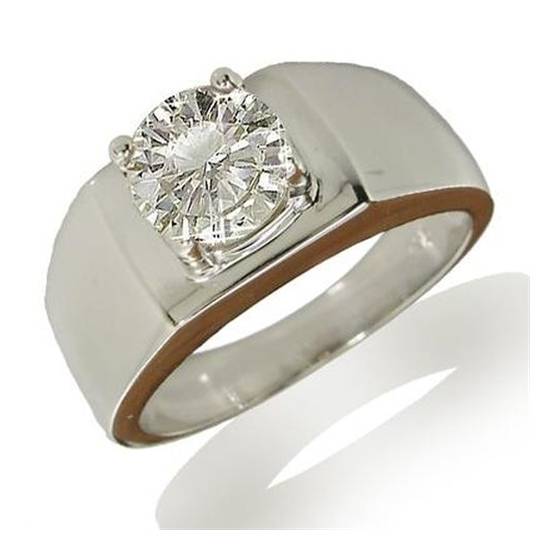 0.50ct VS2/F Mens Diamond Ring