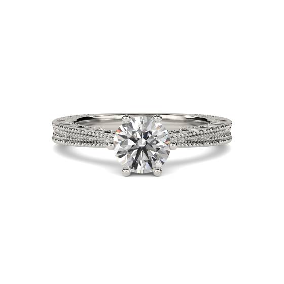 0.50ct SI1/D Diamond Solitaire Ring