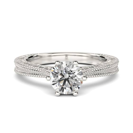 0.50ct SI1/D Diamond Solitaire Ring