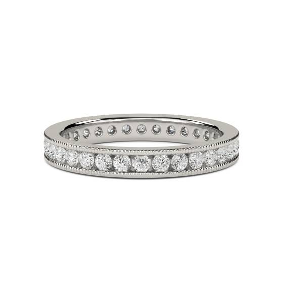 0.50ct VS/E-F Round Diamond Eternity Ring