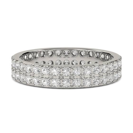 1.00ct VS/E-F Round Diamond Eternity Ring