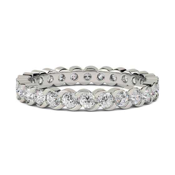 1.03ct VS/E-F Round Diamond Full Eternity Ring