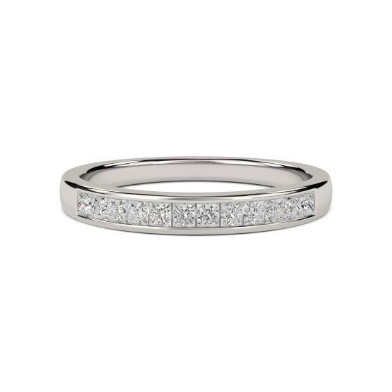 0.28ct VS/E-F Princess Diamond Eternity Ring