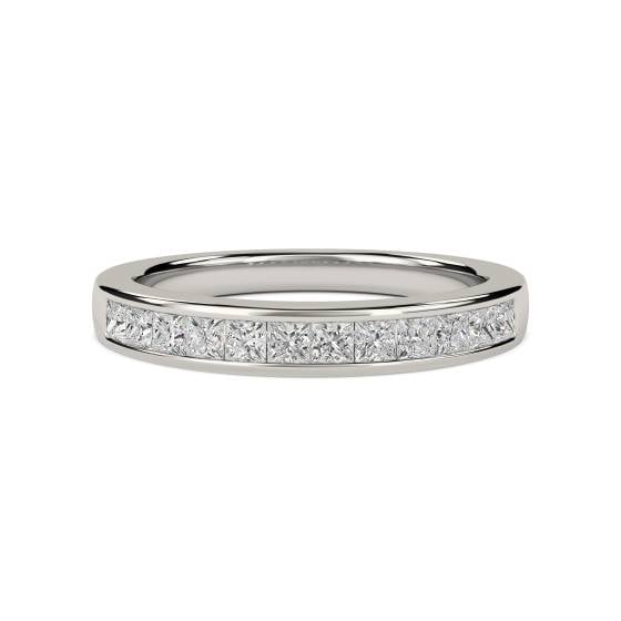 0.50ct VS/E-F Princess Diamond Eternity Ring