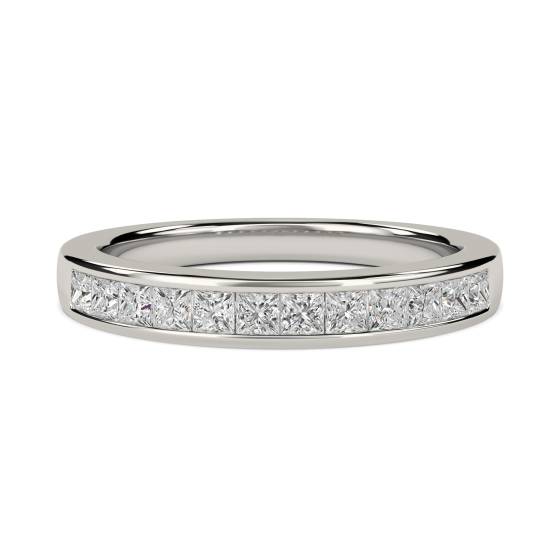 0.50ct VS/E-F Princess Diamond Eternity Ring