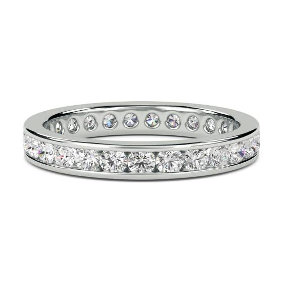 1.00ct VS/E-F Round Diamond Eternity Ring