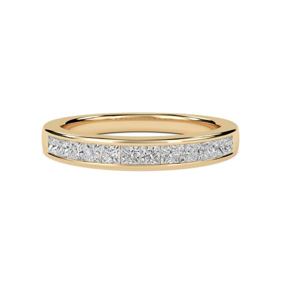 0.55ct VS/E-F Princess Diamond Eternity Ring