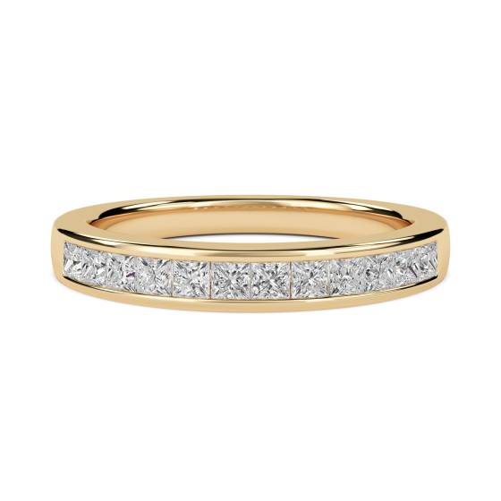 0.55ct VS/E-F Princess Diamond Eternity Ring