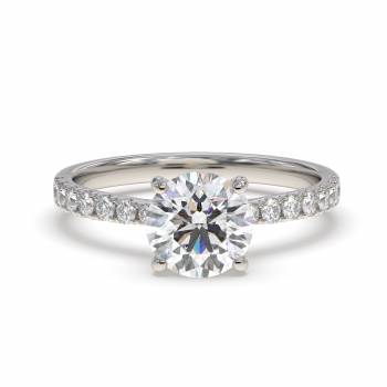 Shoulder Set Engagement Rings | Diamond Heaven