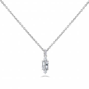 Small diamond necklace on sale price