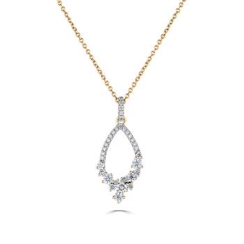 Small diamond clearance necklace price